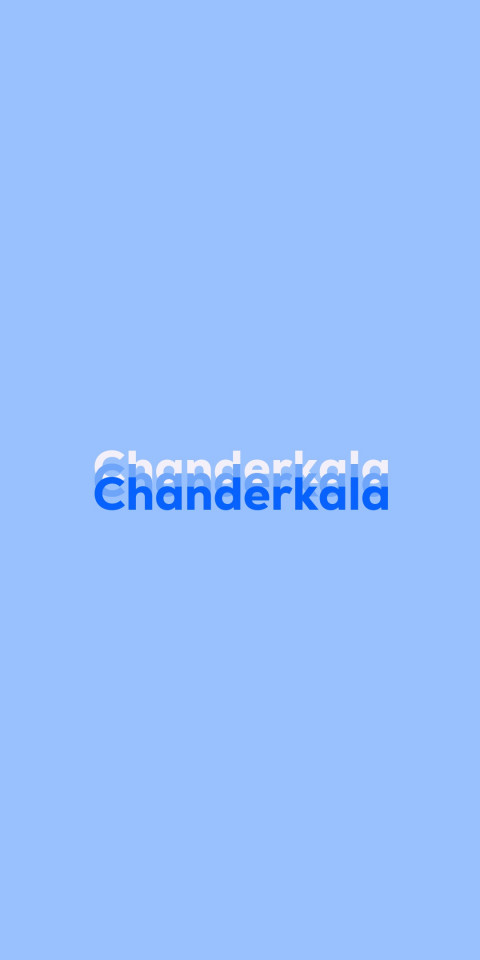 Free photo of Name DP: Chanderkala
