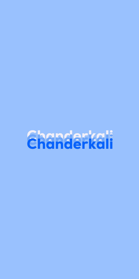 Free photo of Name DP: Chanderkali