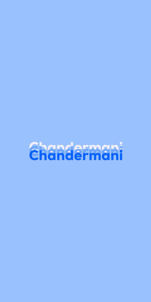 Free photo of Name DP: Chandermani
