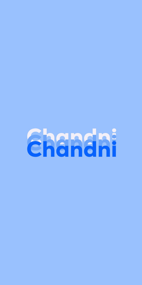 Free photo of Name DP: Chandni
