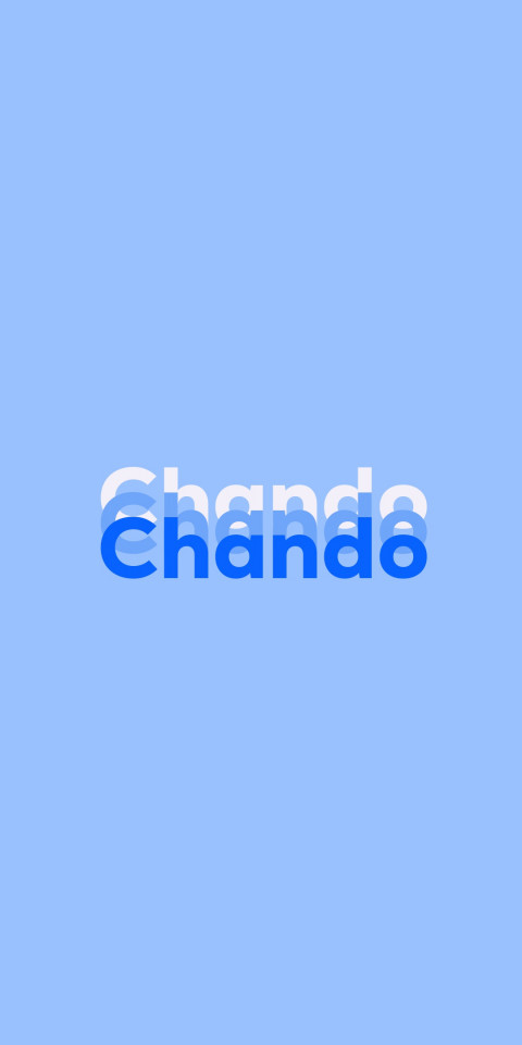Free photo of Name DP: Chando