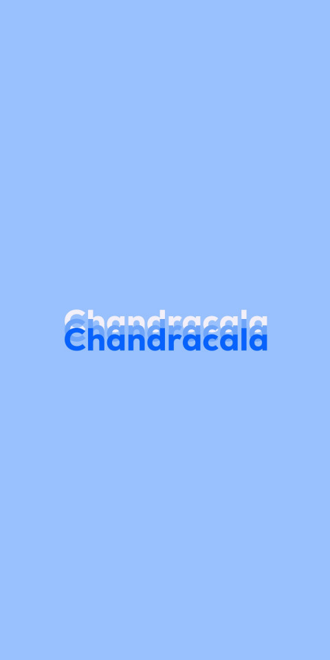 Free photo of Name DP: Chandracala