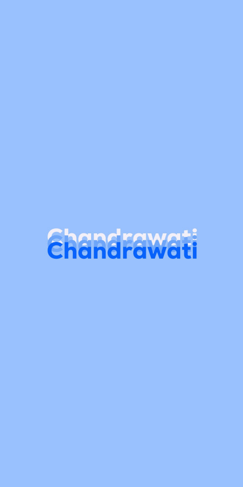Free photo of Name DP: Chandrawati