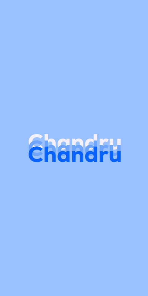 Free photo of Name DP: Chandru