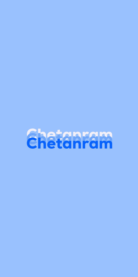 Free photo of Name DP: Chetanram