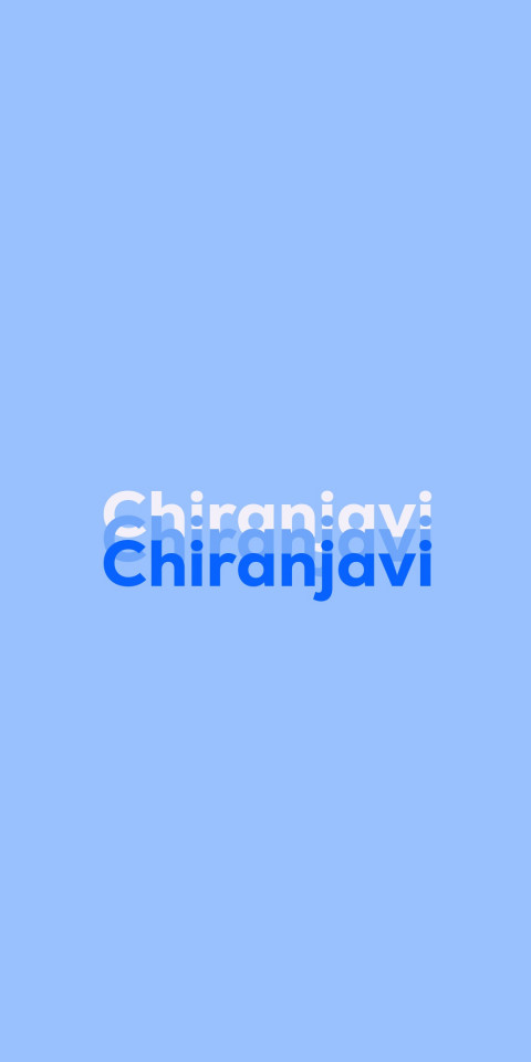Free photo of Name DP: Chiranjavi