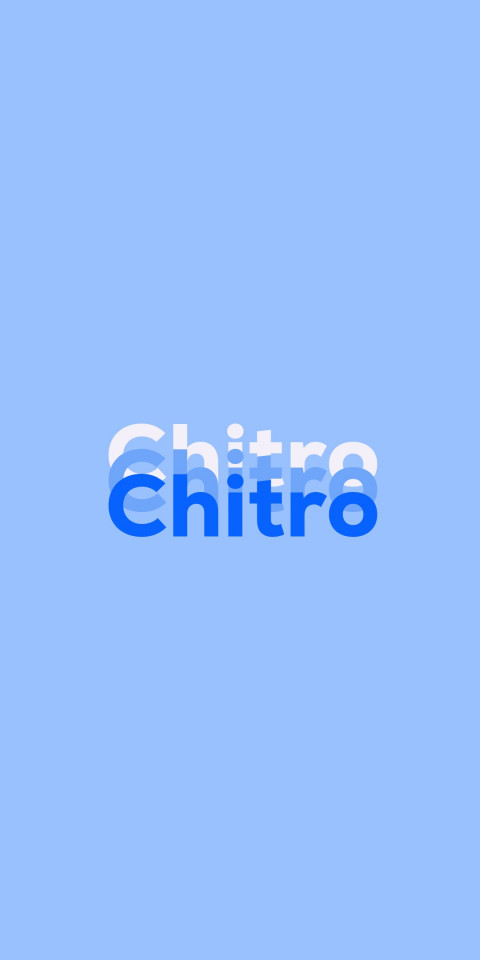 Free photo of Name DP: Chitro