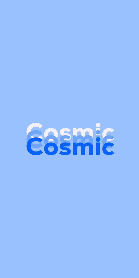 Free photo of Name DP: Cosmic