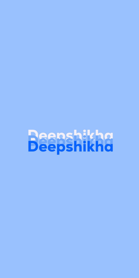 Free photo of Name DP: Deepshikha