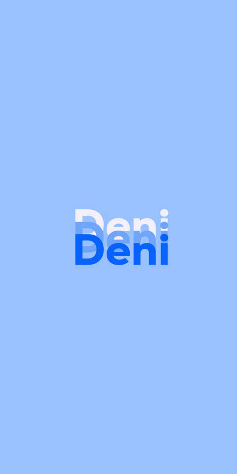 Free photo of Name DP: Deni