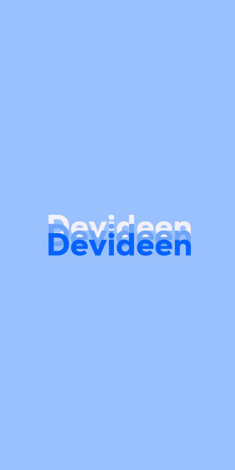 Free photo of Name DP: Devideen