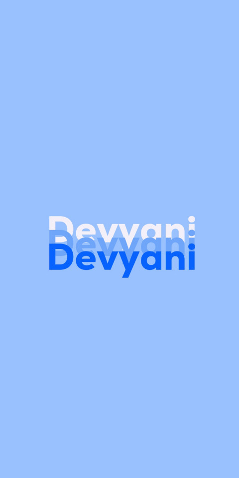 Free photo of Name DP: Devyani