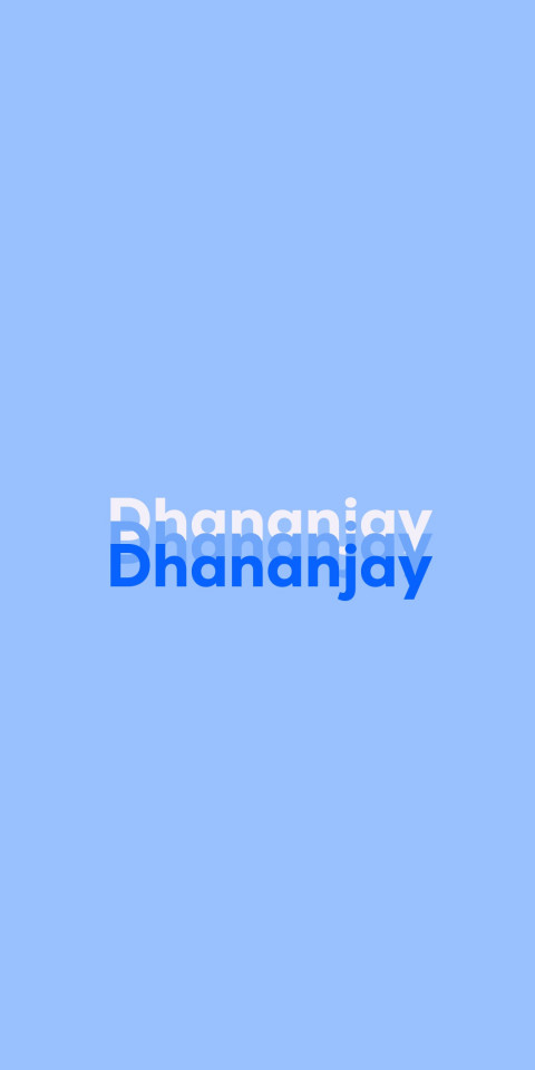 Free photo of Name DP: Dhananjay