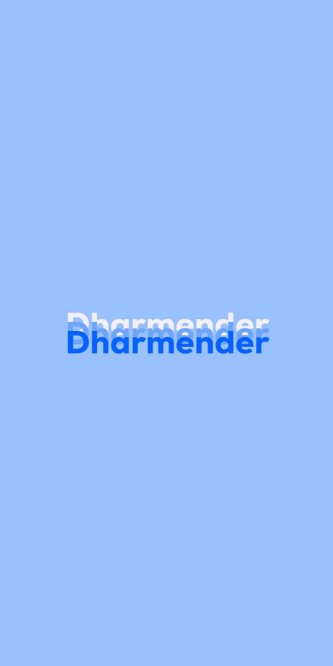 Free photo of Name DP: Dharmender