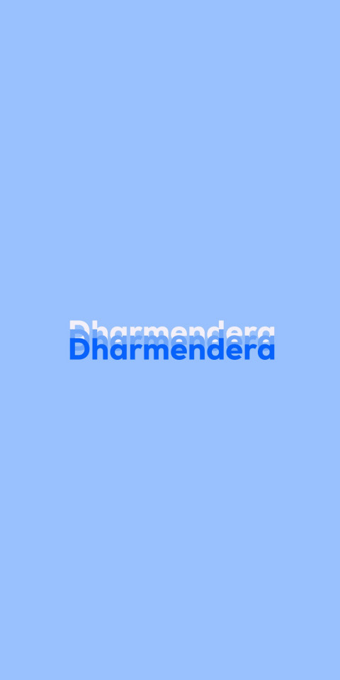 Free photo of Name DP: Dharmendera