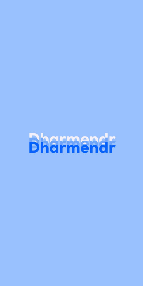 Free photo of Name DP: Dharmendr