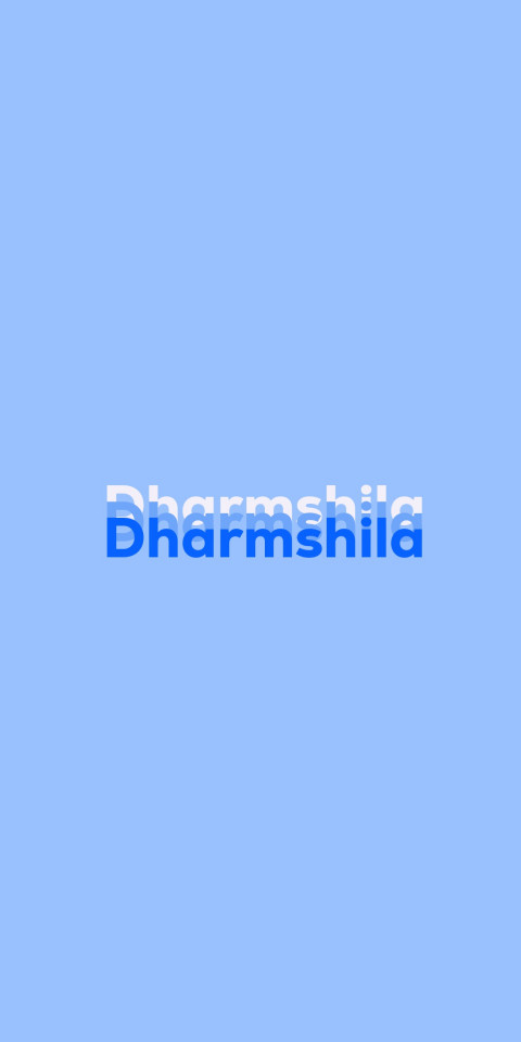 Free photo of Name DP: Dharmshila