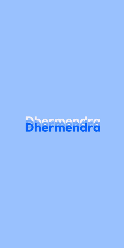 Free photo of Name DP: Dhermendra