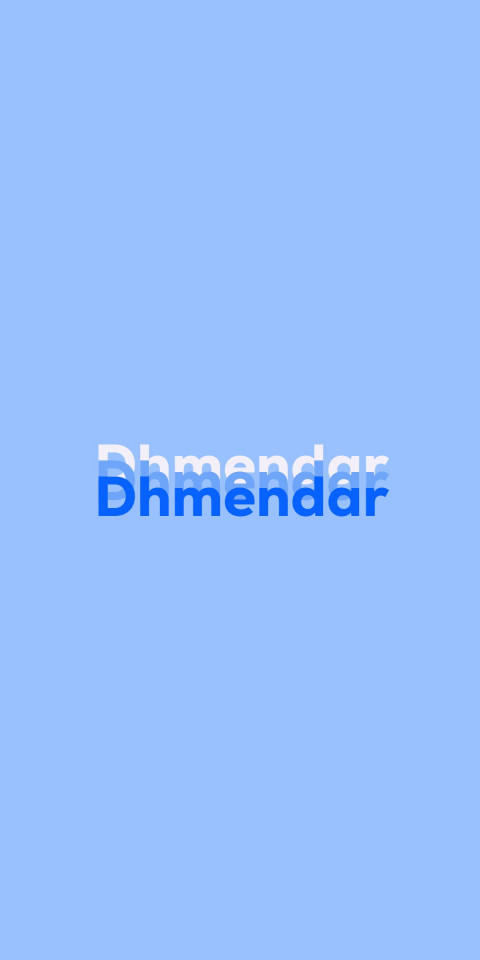 Free photo of Name DP: Dhmendar