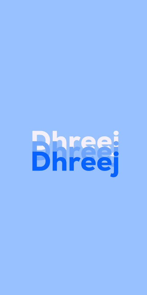 Free photo of Name DP: Dhreej