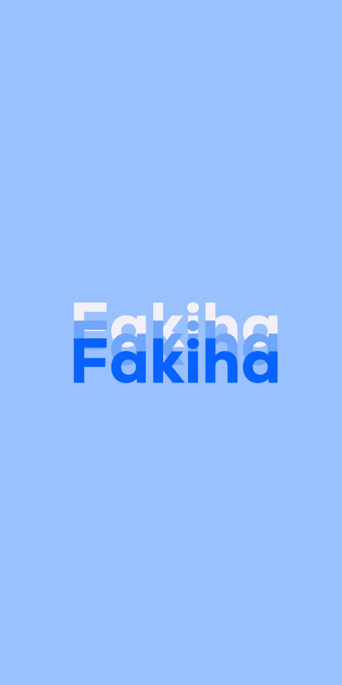 Free photo of Name DP: Fakiha