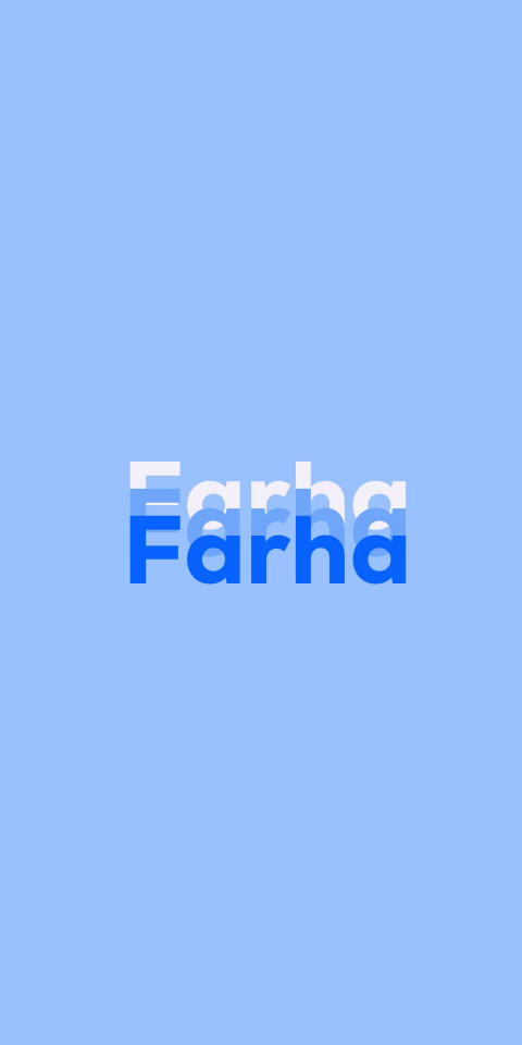 Free photo of Name DP: Farha