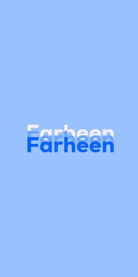 Free photo of Name DP: Farheen