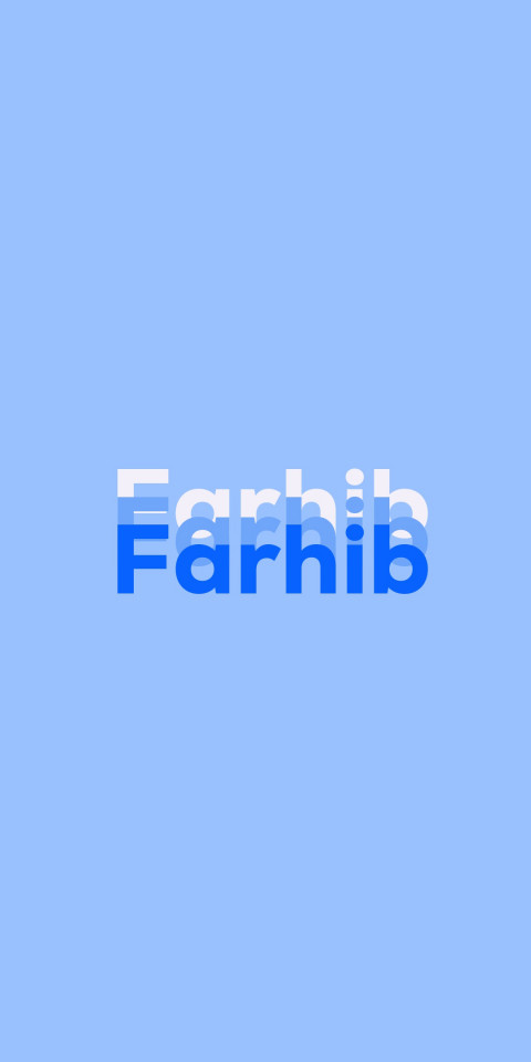 Free photo of Name DP: Farhib