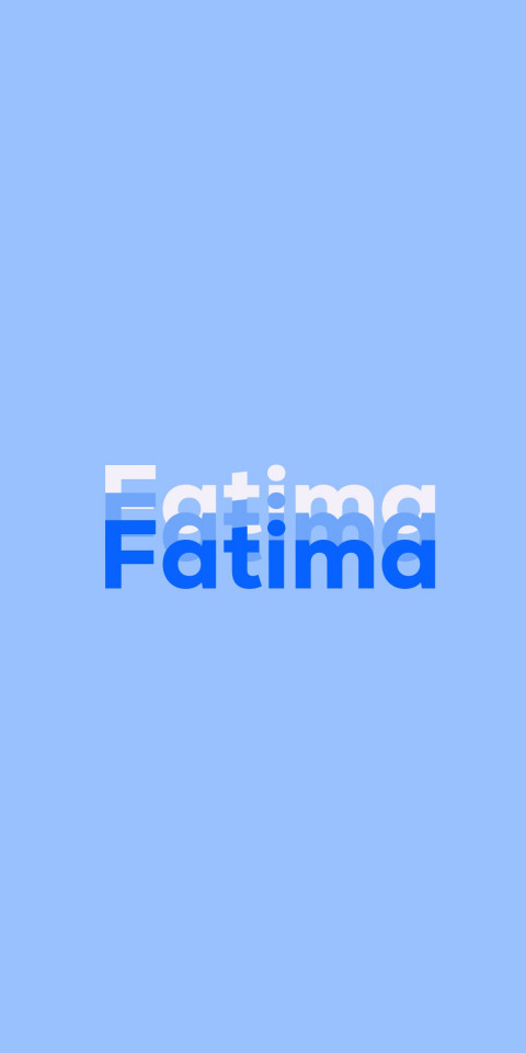 Free photo of Name DP: Fatima