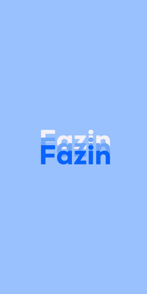 Free photo of Name DP: Fazin