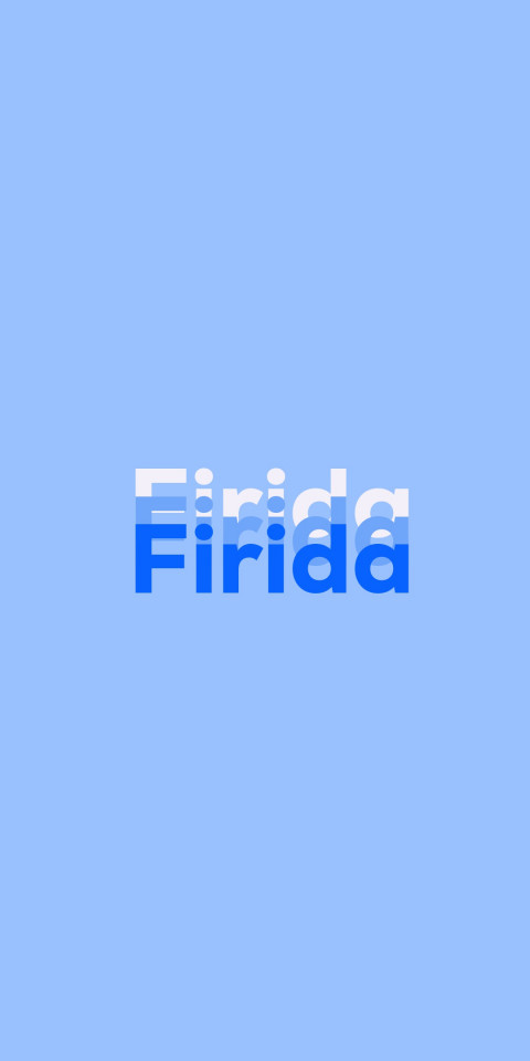 Free photo of Name DP: Firida