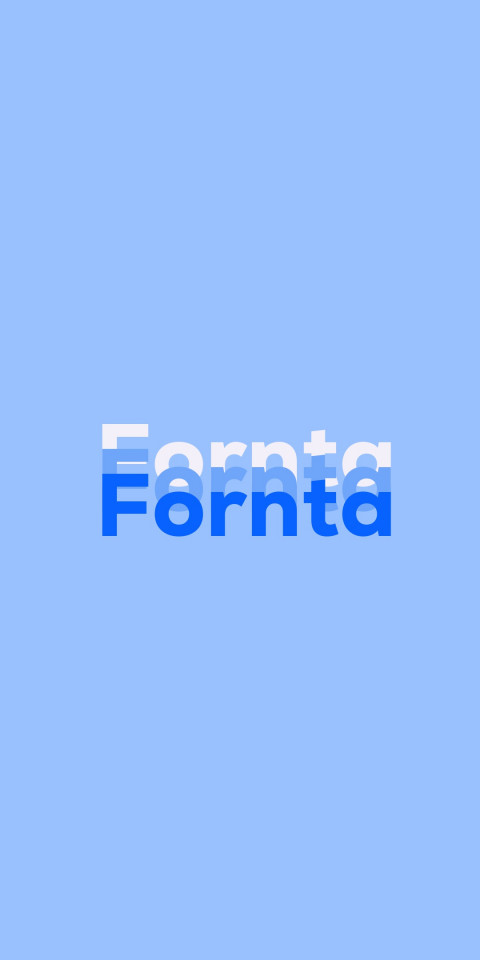 Free photo of Name DP: Fornta