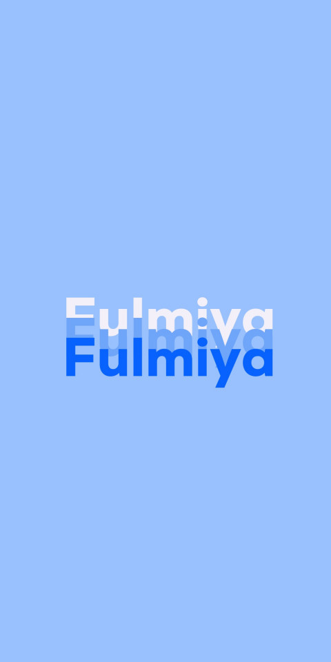 Free photo of Name DP: Fulmiya
