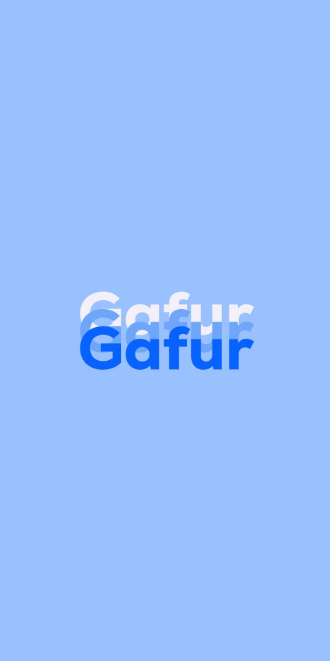 Free photo of Name DP: Gafur