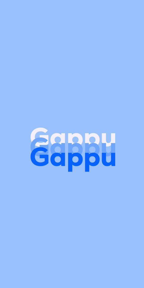 Free photo of Name DP: Gappu