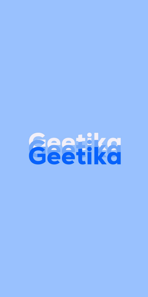 Free photo of Name DP: Geetika