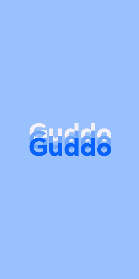 Free photo of Name DP: Guddo