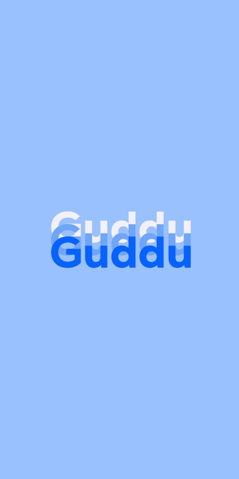 Free photo of Name DP: Guddu