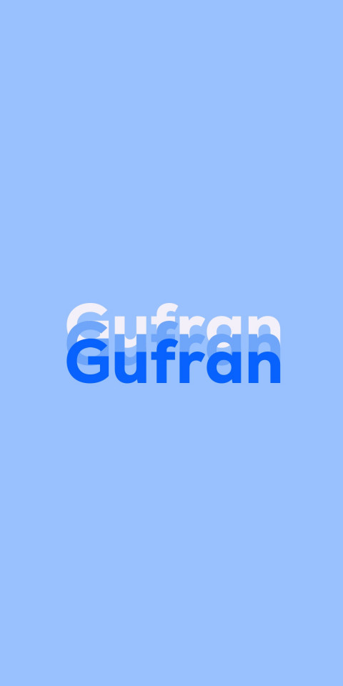 Free photo of Name DP: Gufran