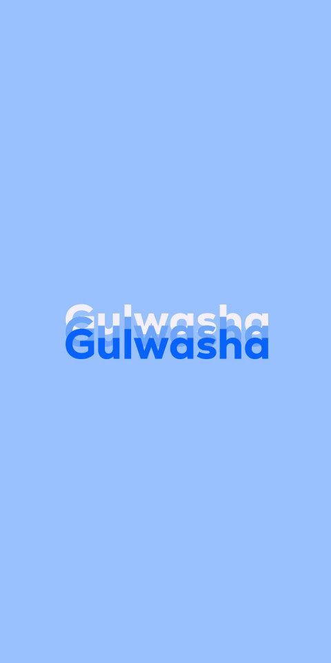 Free photo of Name DP: Gulwasha