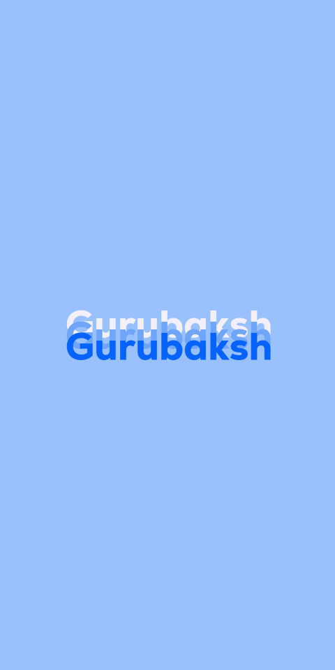 Free photo of Name DP: Gurubaksh