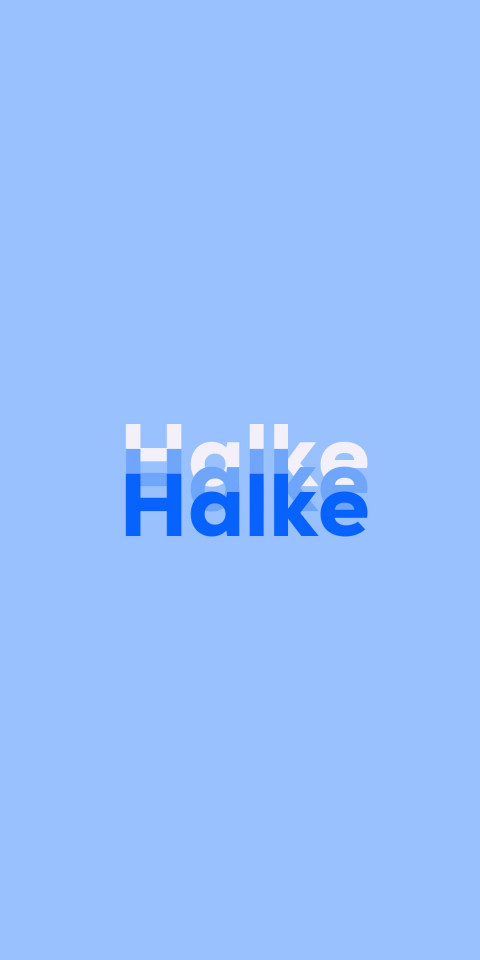 Free photo of Name DP: Halke