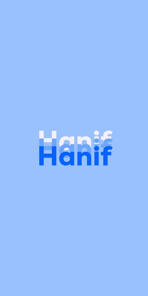 Free photo of Name DP: Hanif