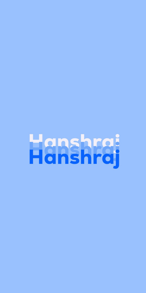 Free photo of Name DP: Hanshraj