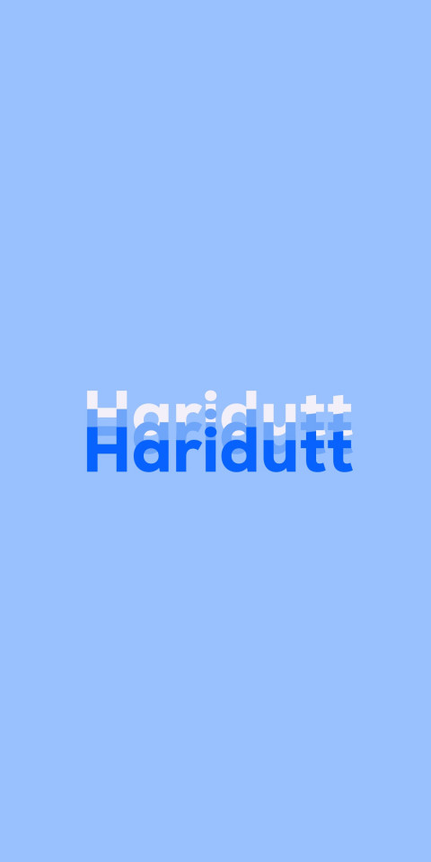 Free photo of Name DP: Haridutt