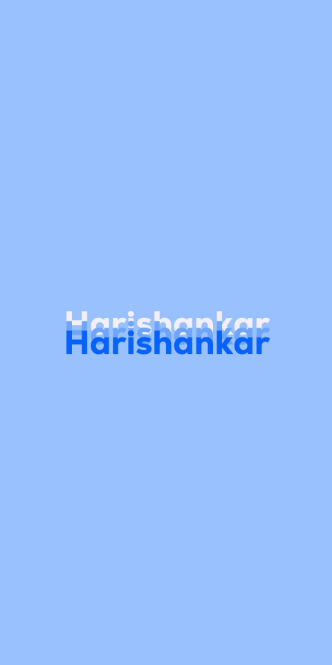 Free photo of Name DP: Harishankar