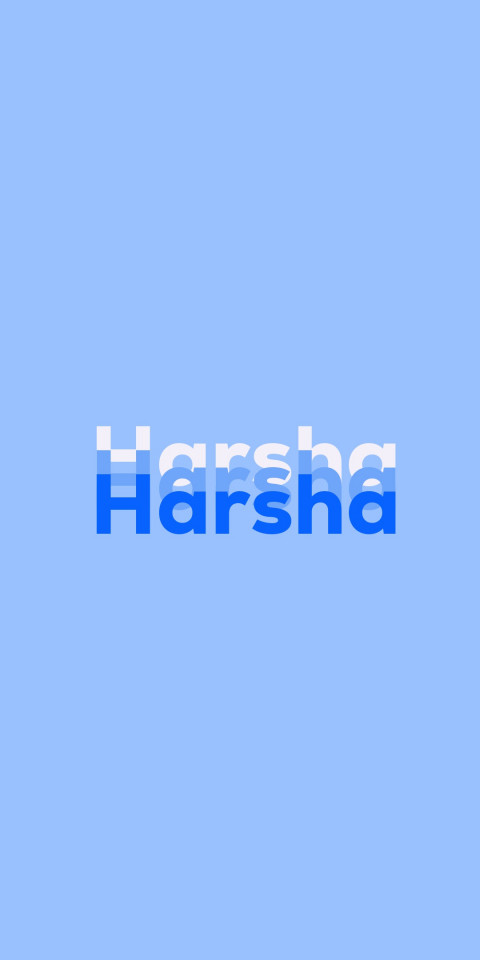 Free photo of Name DP: Harsha