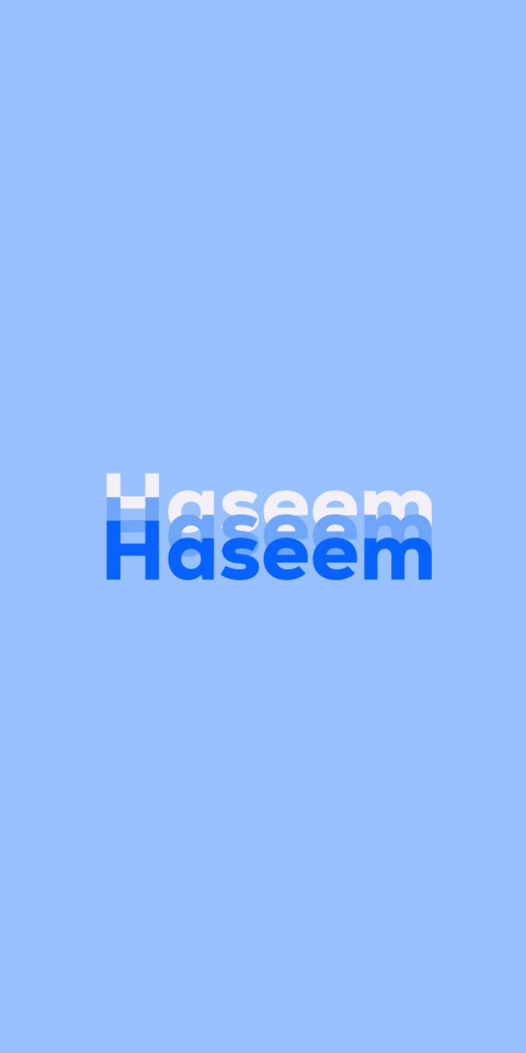Free photo of Name DP: Haseem