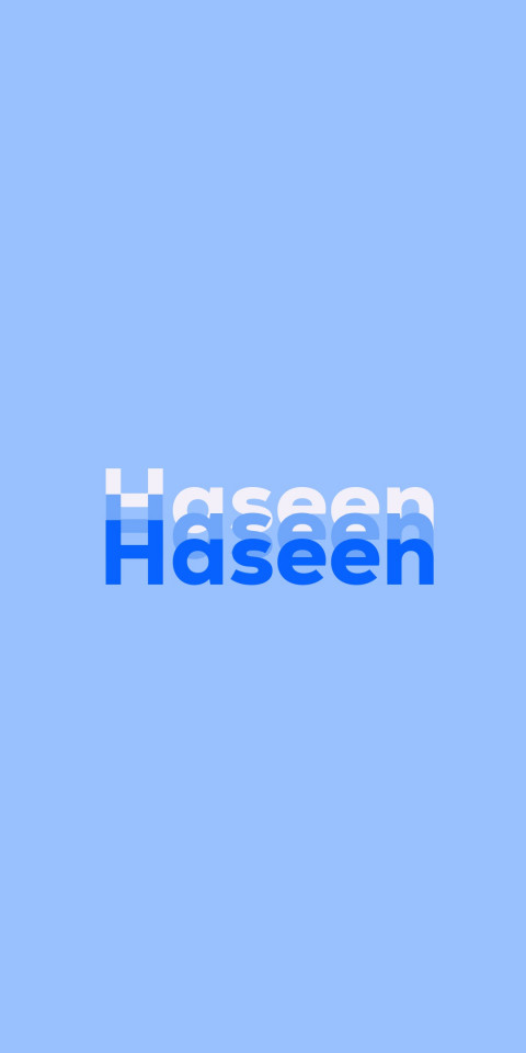 Free photo of Name DP: Haseen