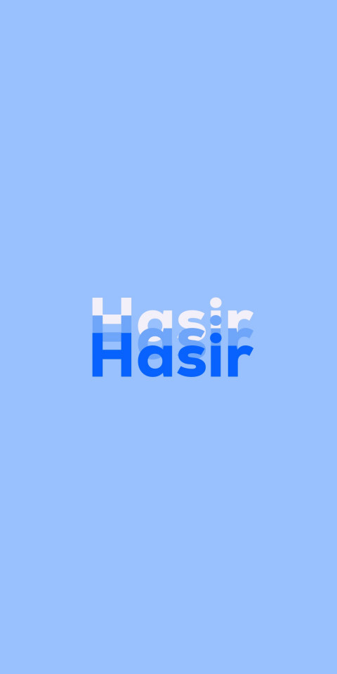 Free photo of Name DP: Hasir